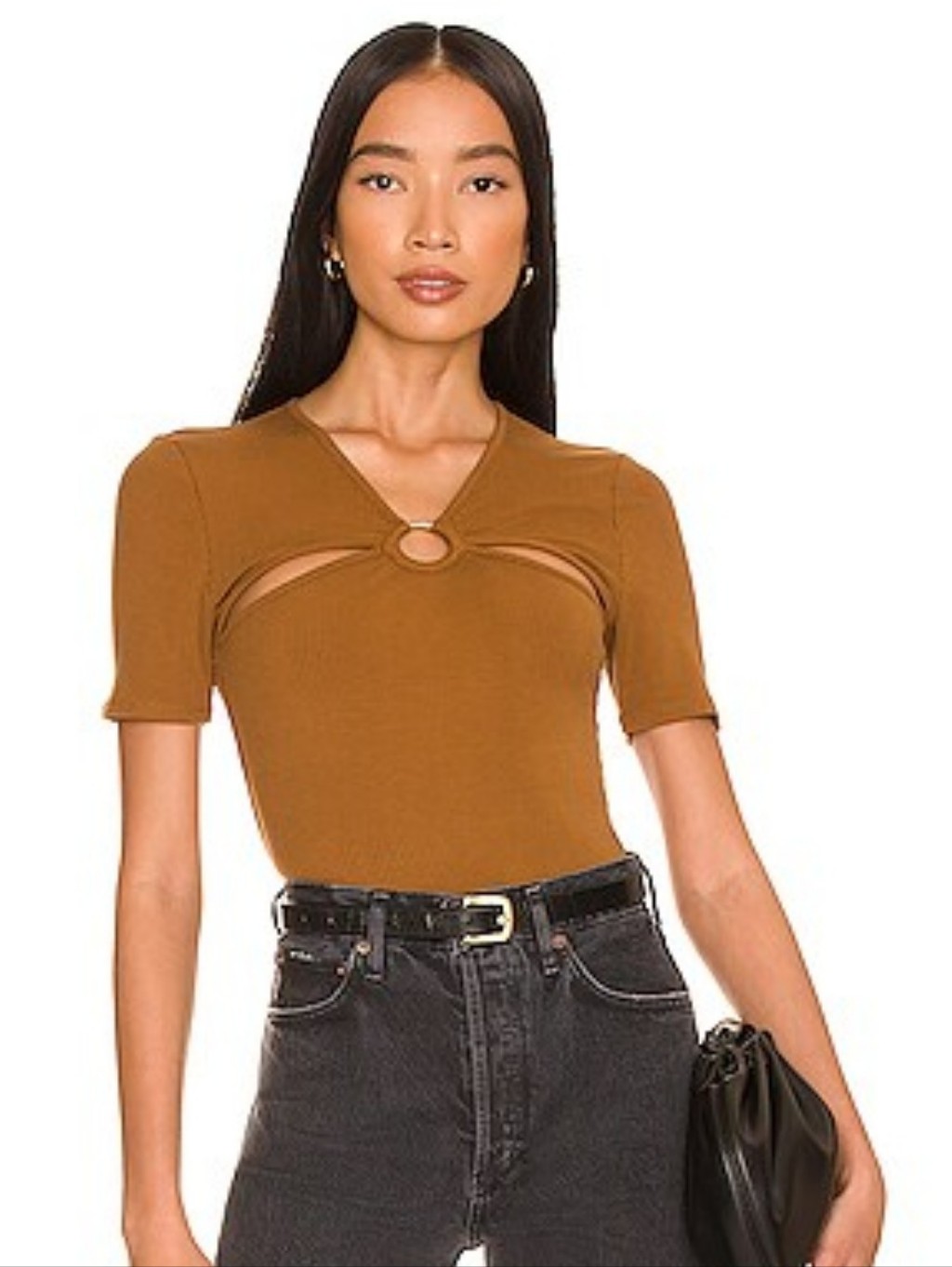 Nwt Pistola Avalon O Ring Top In Auburn